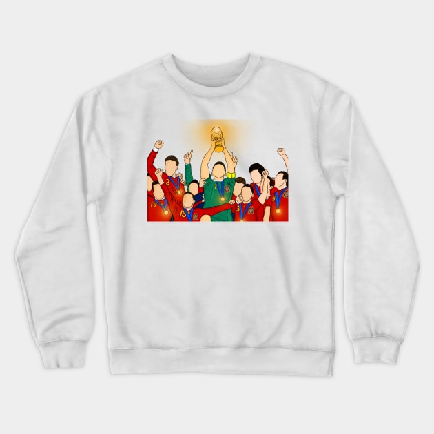 espana campeones Crewneck Sweatshirt by artistbarcagirl